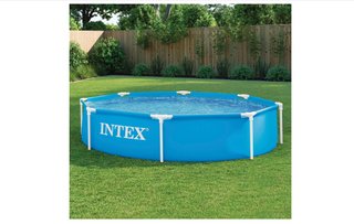 Intex 55242 - Piscina Desmontable Redonda Metal