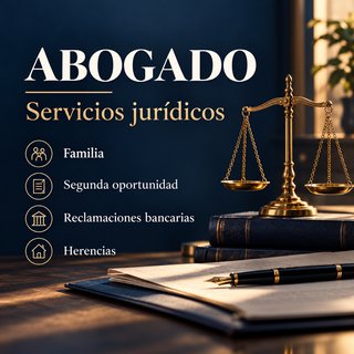 Abogado especializado en Familia y Bancario.