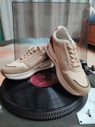 Zapatillas Beige