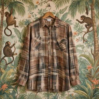 Blusa de Cuadros Talla XXL