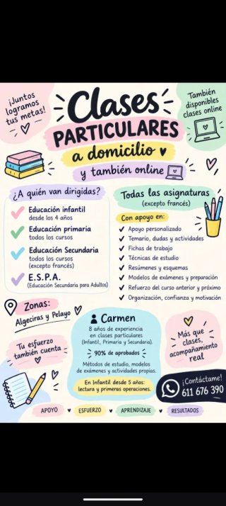Clases Particulares a domicilio
