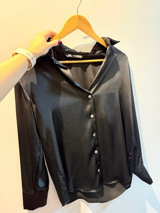 Camisa Negra Zara