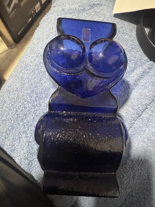 Figura de Cristal Azul skruf