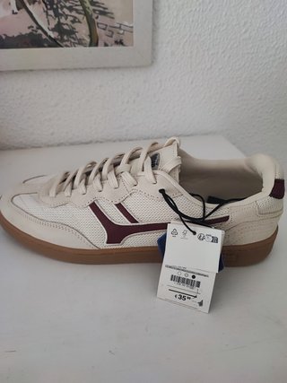 Zapatillas Pull & Bear Piel Crudo Talla 44
