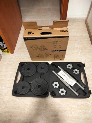 Kit de Pesas 20kg con Maletín