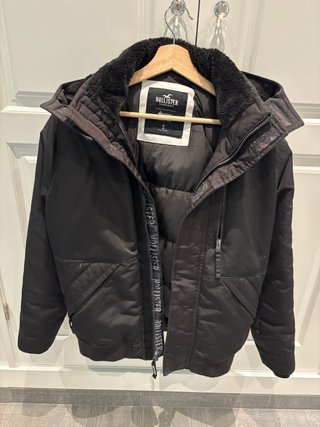 Chaqueta Hollister All-Weather Negra Talla S
