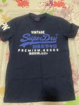 Camiseta Hombre SuperDry Azul Talla M