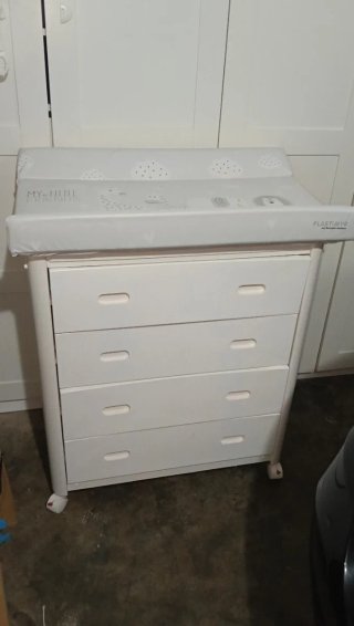 Bañera Cajonera Plastimyr Blanca