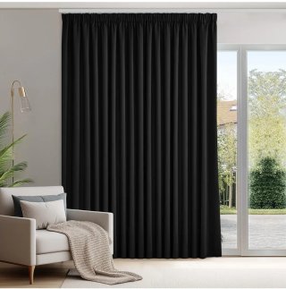 Cortina Negra de Tela