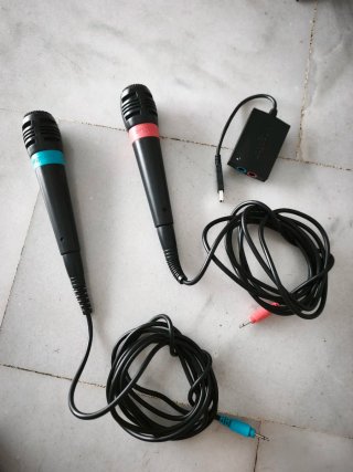 Micrófonos SingStar para PS2 y PS3