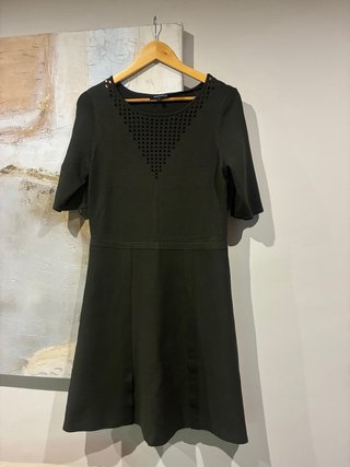 Vestido de punto verde Morgan