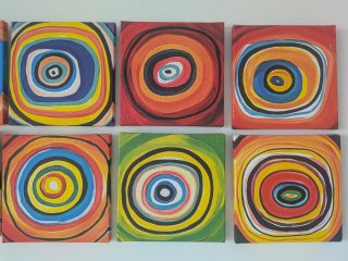 Set de 10 Cuadros Estilo Kandinsky