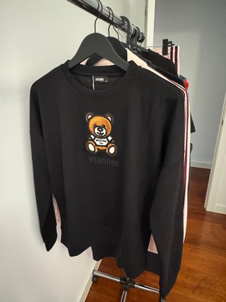 Sudadera Moschino Negra Talla M