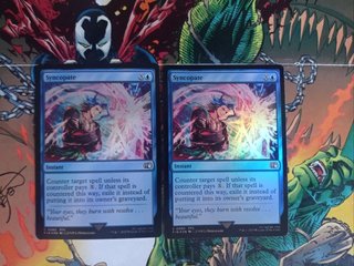 2 Cartas Magic: The Gathering - Syncopate