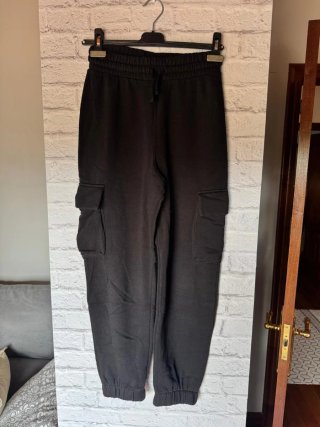 Pantalón de chándal Zara negro