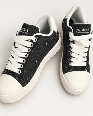 Zapatillas NUMERIS Vaquero Negro | Talla 43 | Como