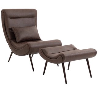Sillón con reposapiés