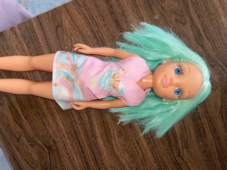 Muñeca Nancy con pelo azul