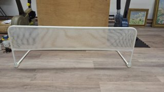 Barrera de Cama Infantil Blanca