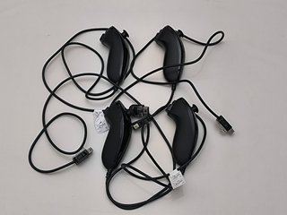 4 Nunchuk Negros Nintendo Wii Originales
