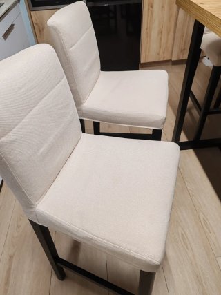 SET 4 Taburetes tapizados IKEA