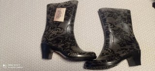 Botas de agua con estampado