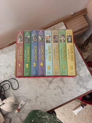 Colección 8 VHS Los Cinco (Enid Blyton)