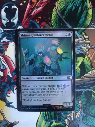 Carta Magic Shinra Reinforcements Foil