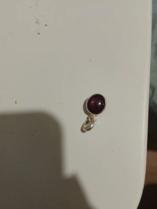 Colgante de Rubí y Plata