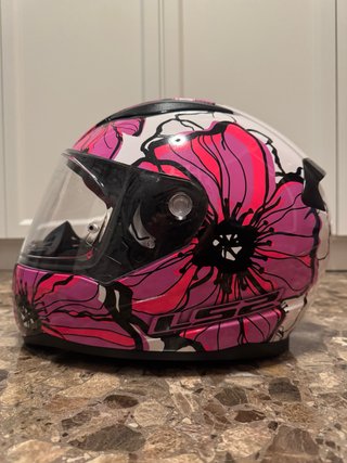 Casco Integral LS2 FF353 Rapid II Poppies Rosa