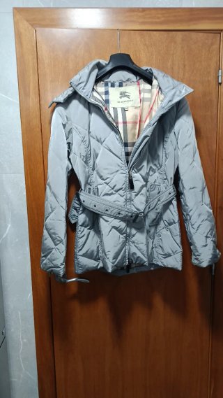 Chaqueta Acolchada Burberry Gris