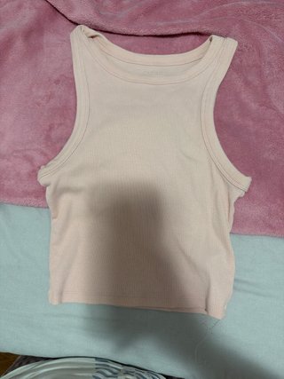 Camiseta de tirantes rosa