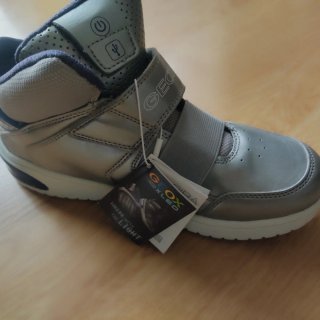 Zapatillas Geox Plateadas