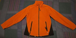 Chaqueta Polar Grifone Naranja y Negra