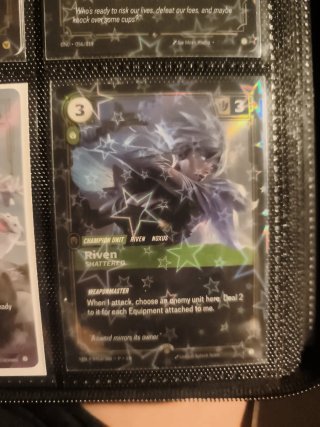 Carta Riven Shattered  Riftbound