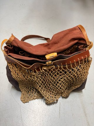 Morral con Red Decorativa