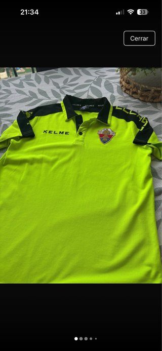 Polo Kelme Verde y Negro