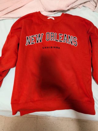 Sudadera Roja New Orleans