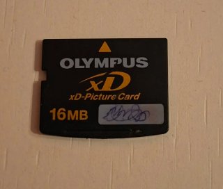 Tarjeta de memoria Olympus xD-Picture Card 16MB