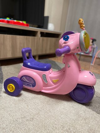 Moto Correpasillos VTech Rosa