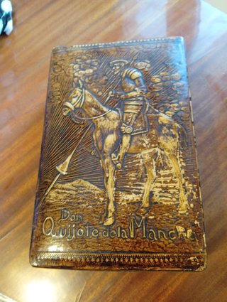 Scatola di Sigari Scolpita Don Chisciotte