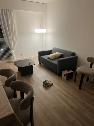 Sofá de 2 plazas gris