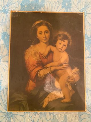 Cuadro de la Virgen con el Niño