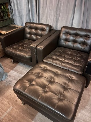 2 Sillones con Reposapiés