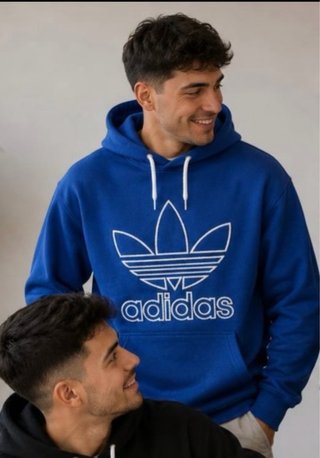 Sudadera adidas Azul con Logo
