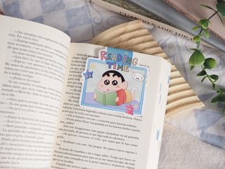Marcapáginas de Shin Chan