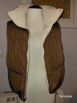 Chaleco corto reversible