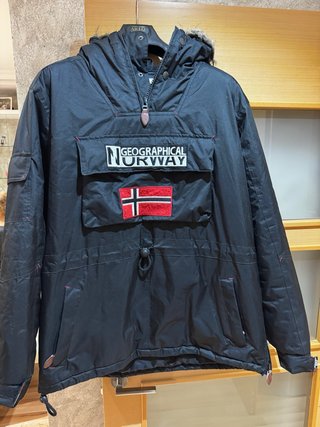 Abrigo Geographical Norway Negro