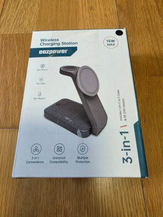 Cargador Inalámbrico 3 en 1 eazpower