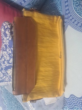 Bolso Castañer Amarillo y Marrón